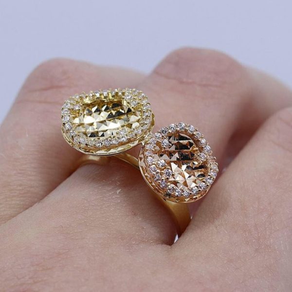 Gold Ring 14k, Luxury Collection, Rose Gold