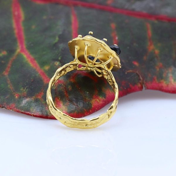 Handmade Ring 14k With Onyx Stone