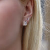 Bridal Gold Earrings K14 - Image 2