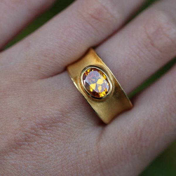 Citrine Handmade Ring