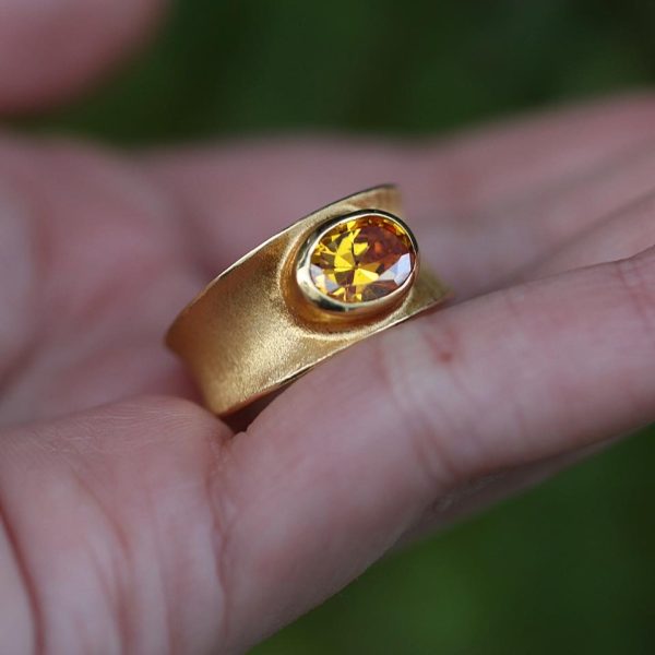 Citrine Handmade Ring