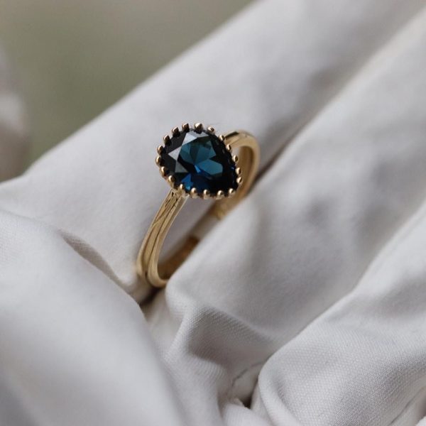 Blue London Gold Ring 14k