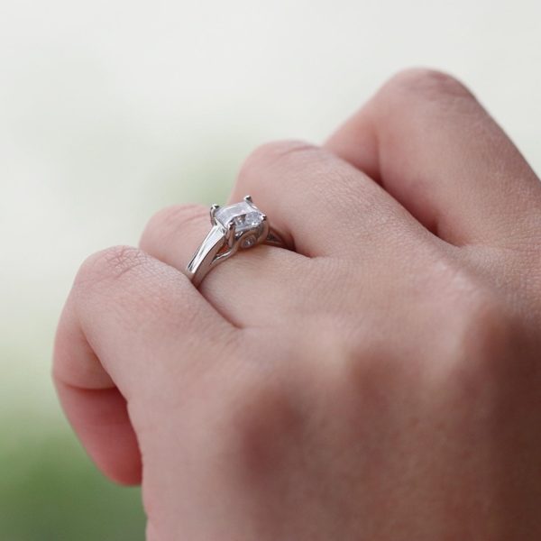 Silver 925 Solitaire Ring