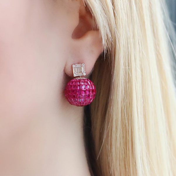 Fouchia Disco Ball Earrings