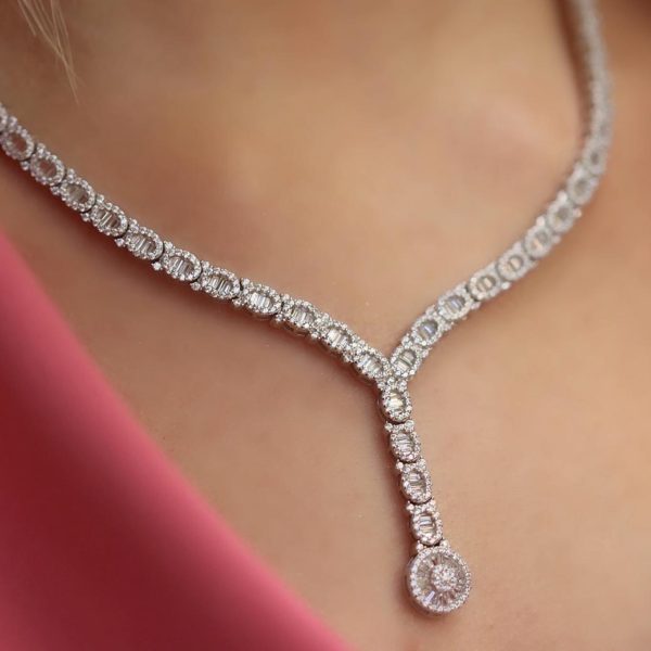 Bridal Silver Necklace (925)