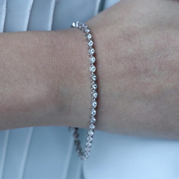 Elite Navette Bracelet 14k