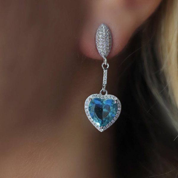 Aquatic Heart Earrings