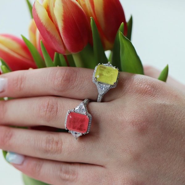 Melon Watermelon Color Ring