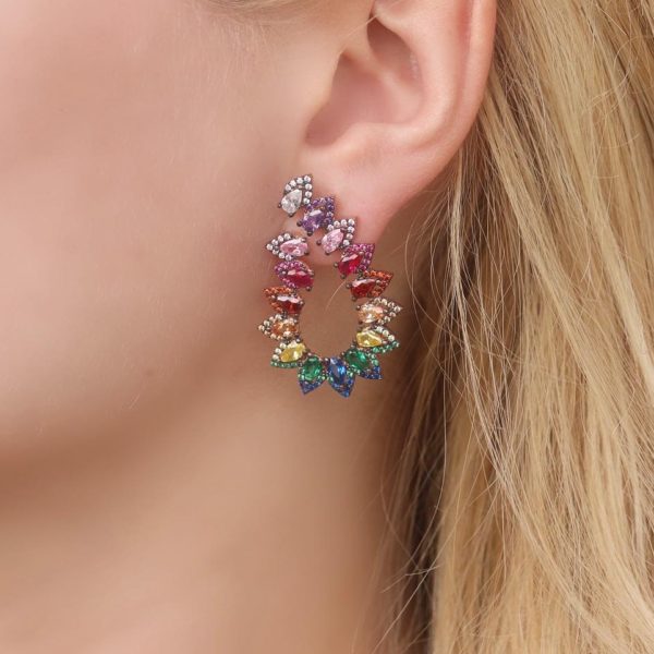 Rainbow Boho Earrings