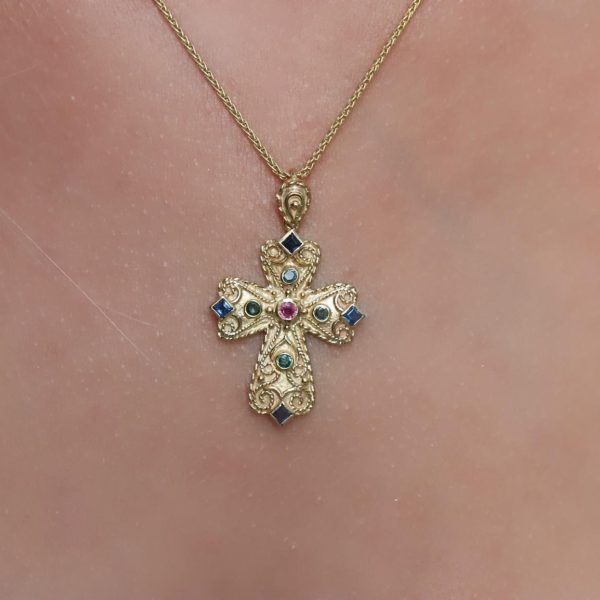 Cross From Regal Collection, Handmade Gold 18K