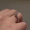 Λευκόχρυσο Μονόπετρο 18Καρατίων 0.40ct, E color VS1 HRD - Image 6