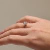 Λευκόχρυσο Μονόπετρο 18Καρατίων 0.40ct, E color VS1 HRD - Image 5