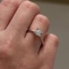 Λευκόχρυσο Μονόπετρο 18Καρατίων 0.40ct, E color VS1 HRD - Image 4