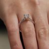 Λευκόχρυσο Μονόπετρο 18Καρατίων 0.40ct, E color VS1 HRD - Image 2