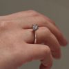 Λευκόχρυσο Μονόπετρο 18Καρατίων 0.40ct, E color VS1 HRD - Image 3