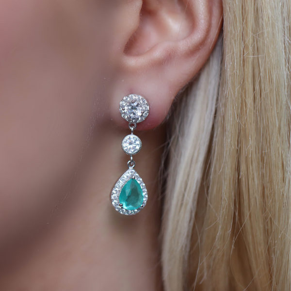 Paraiba Drop Earrings