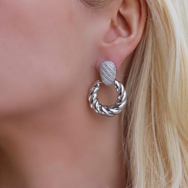 Twist Hoops Earrings