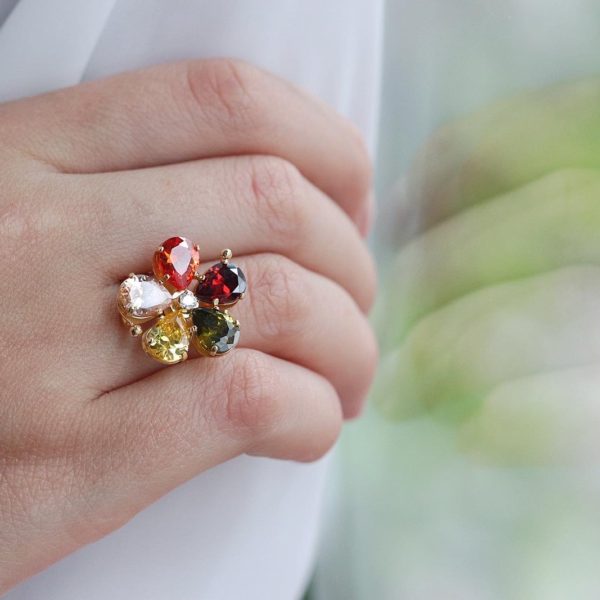 Μedora Handmade Gold Ring By Lure Jewellery