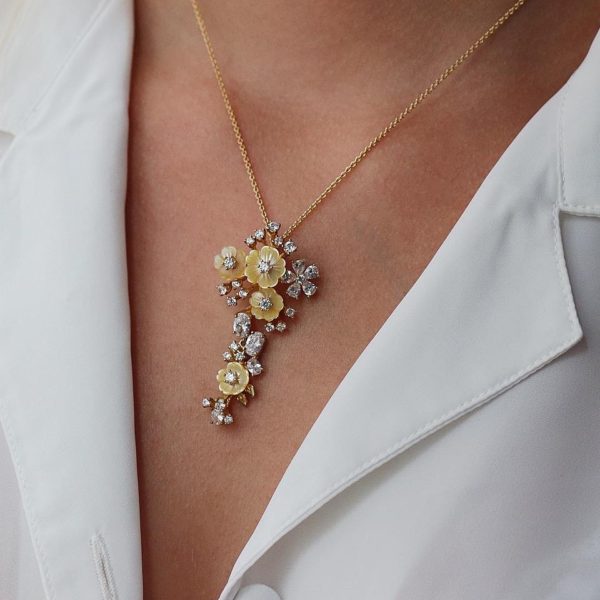 Bloom It Yellow Necklace