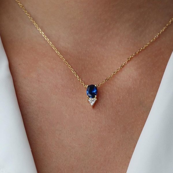 Blue Marine Necklace (925)