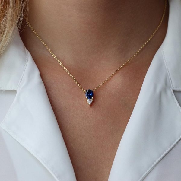 Blue Marine Necklace (925)