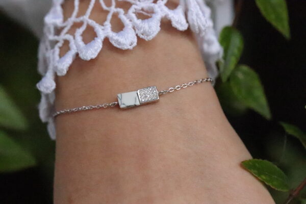 Marble Silver Bracelet